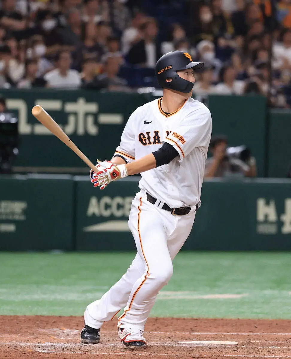 【画像・写真】巨人・秋広　プロ初の屈辱「初めての光景。目の前でああいうふうに…」9回フェン直二塁打も及ばず