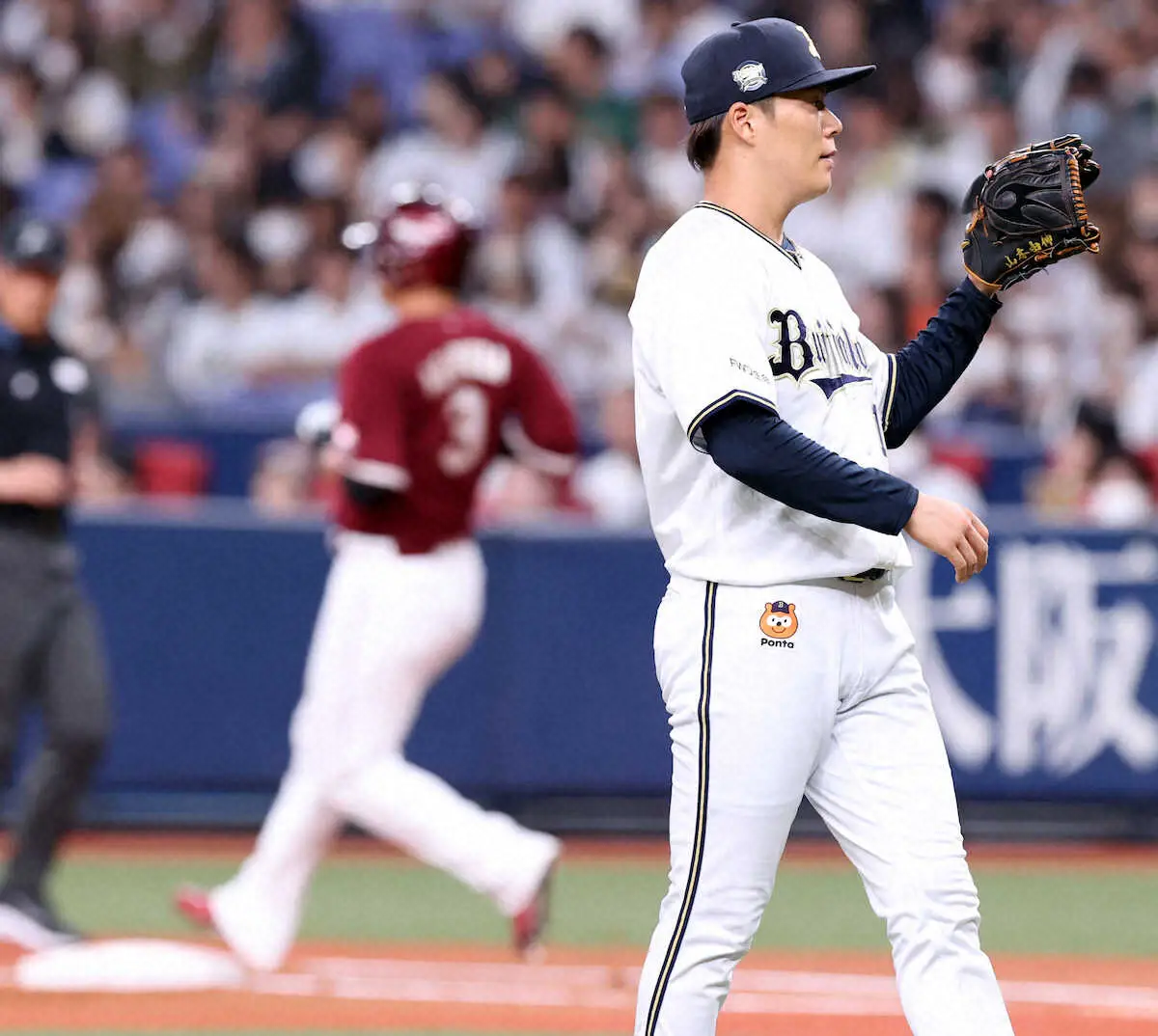 【画像・写真】楽天・浅村　山本由伸から「43打者ぶり」の安打を放つ　3回は同点適時打も