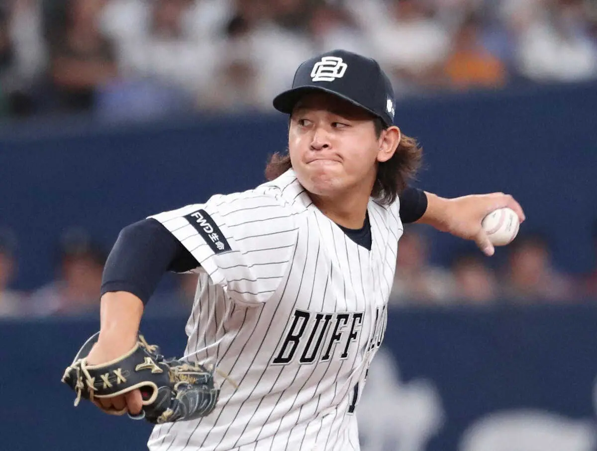 【画像・写真】オリックス・宮城、30イニングぶり失点　初回に浅村に先制2ラン被弾