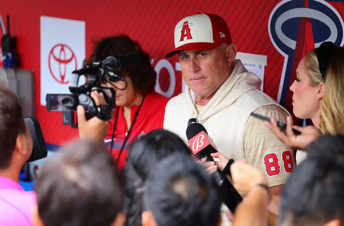 【画像・写真】エンゼルス・ネビン監督　19日からの遠征には大谷が帯同しないことを明言　手術の日程は「知らない」