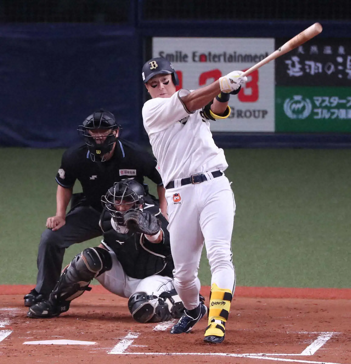 【画像・写真】マジック4のオリ　初回に杉本適時打などで2点先制　勝負の2連戦、オリ党熱気「絶対本拠地胴上げするぞ」