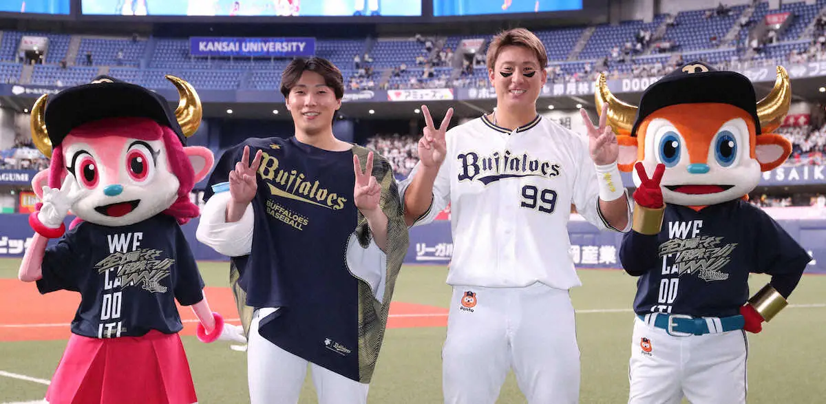 【画像・写真】オリの超新星・東　お立ち台でとんだ“ハプニング”　SNSで話題に「もうちょと喋らせたって笑」