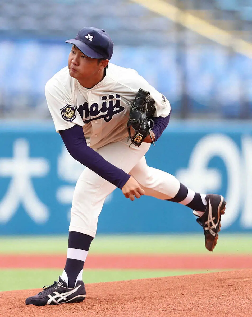 【画像・写真】早大　3連覇中の明大に先勝し開幕3連勝！吉納が決勝の二塁打