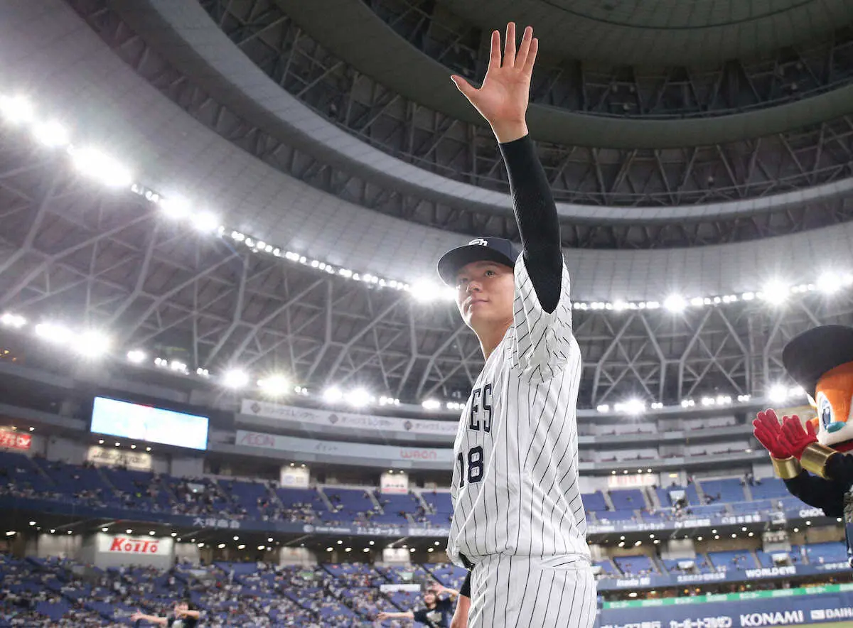 【画像・写真】オリックス由伸　山田久志以来球団2人目の3年連続15勝に笑顔　“女房役”森の先制弾「気持ち良かった」