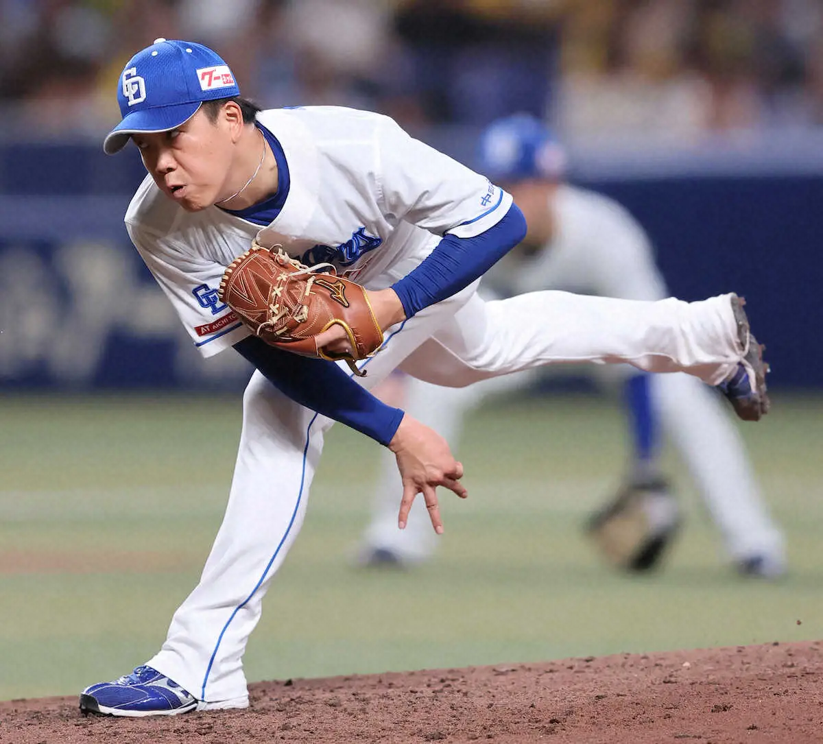 【画像・写真】中日・柳　今季ラスト登板8回零封も無援…11度目挑戦今季バンテリンD1勝ならず