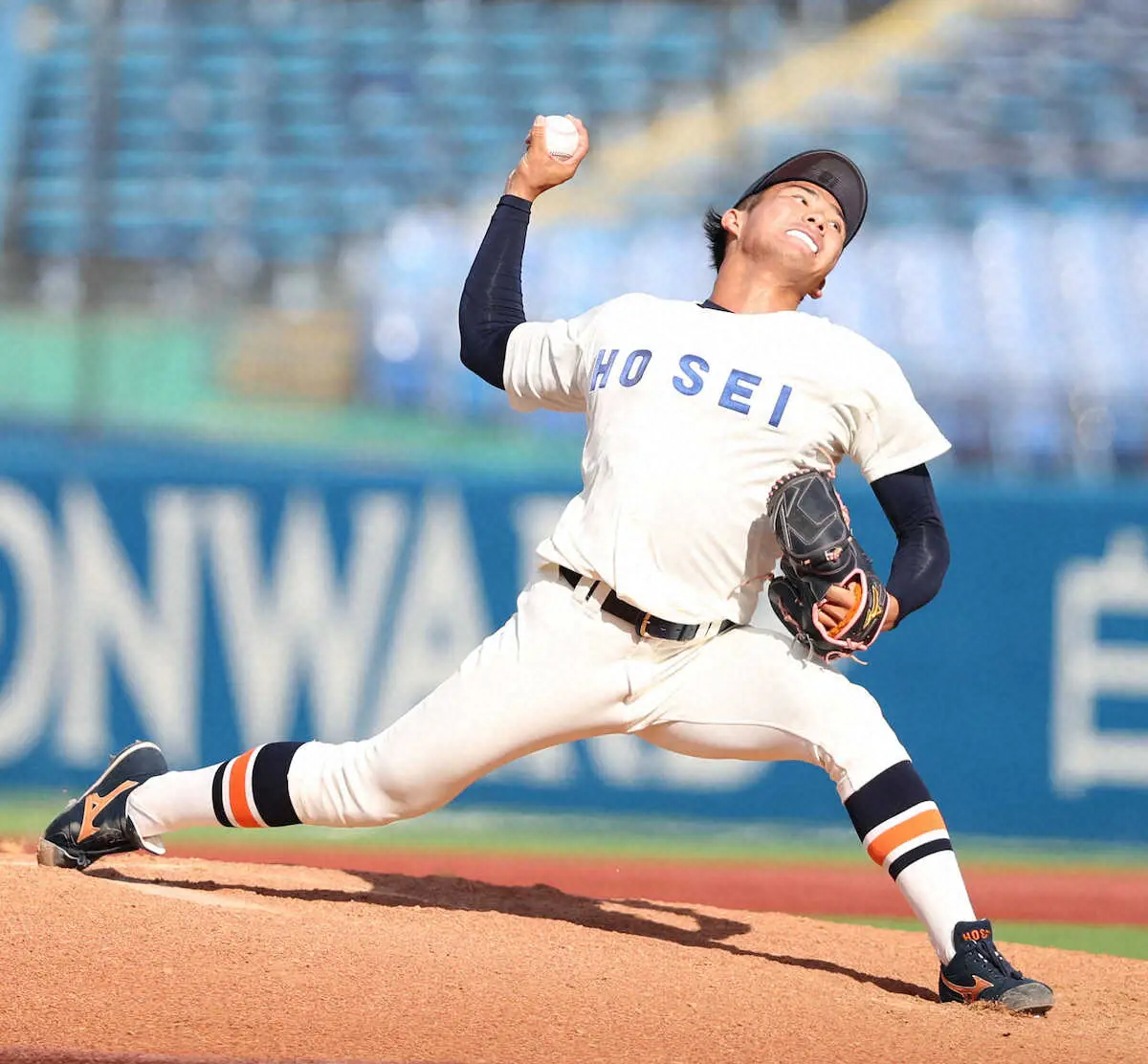 【画像・写真】法大の最速157キロ右腕・篠木　10回無失点も無援で引き分け