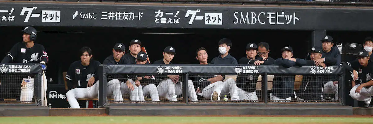 【画像・写真】ロッテ今季最悪7連敗で0・5差の4位…主力の大量離脱にネット「この戦力じゃ阪神の岡田監督でも無理」