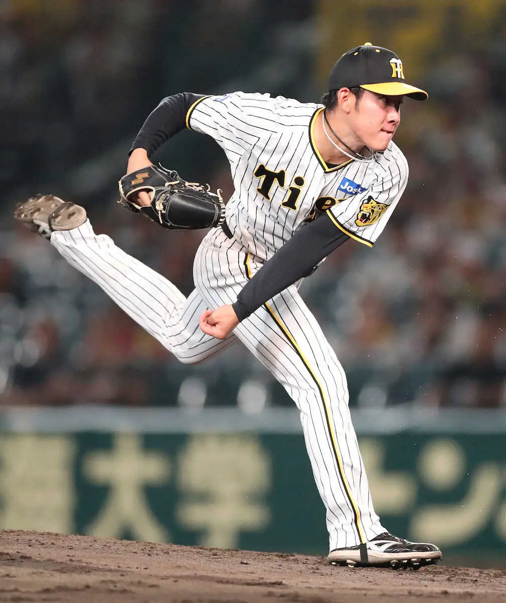 【画像・写真】阪神・ドラ6富田　プロ2度目の先発も5回6安打5失点で先発初勝利ならず　細川に2発献上