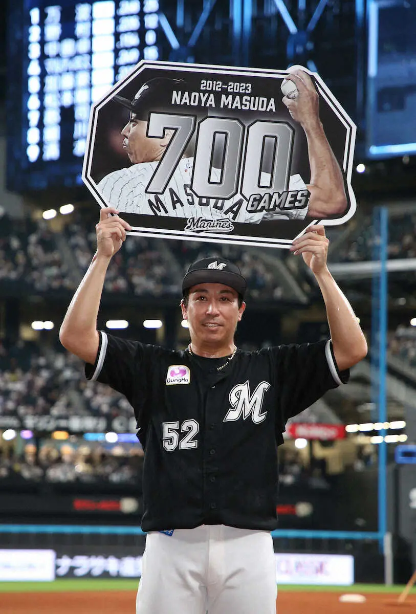 【画像・写真】ロッテ・益田　史上最速12年目で通算700試合登板　史上18人目　CS争い独り勝ち貢献