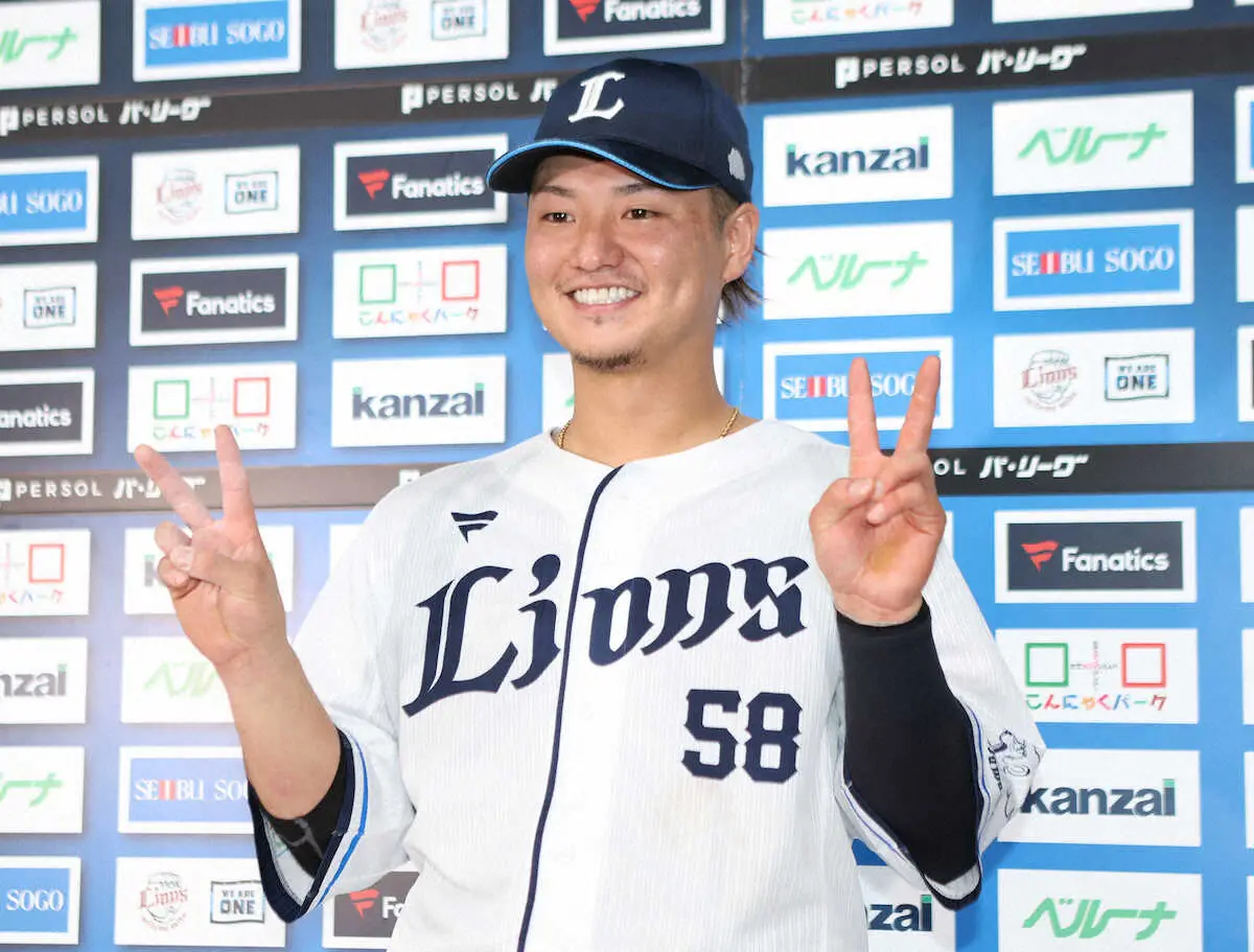 【画像・写真】西武、ホーム最終戦勝利　佐藤龍がV三塁打「いい結果が出て良かった」
