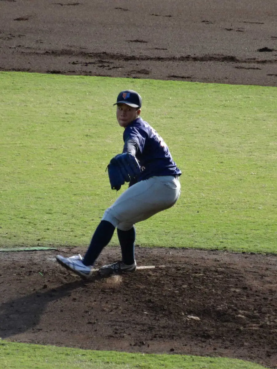 【画像・写真】【近畿学生野球】阪南大の竹内「いい形で終われてよかった」　ラスト登板で9回1失点の好投