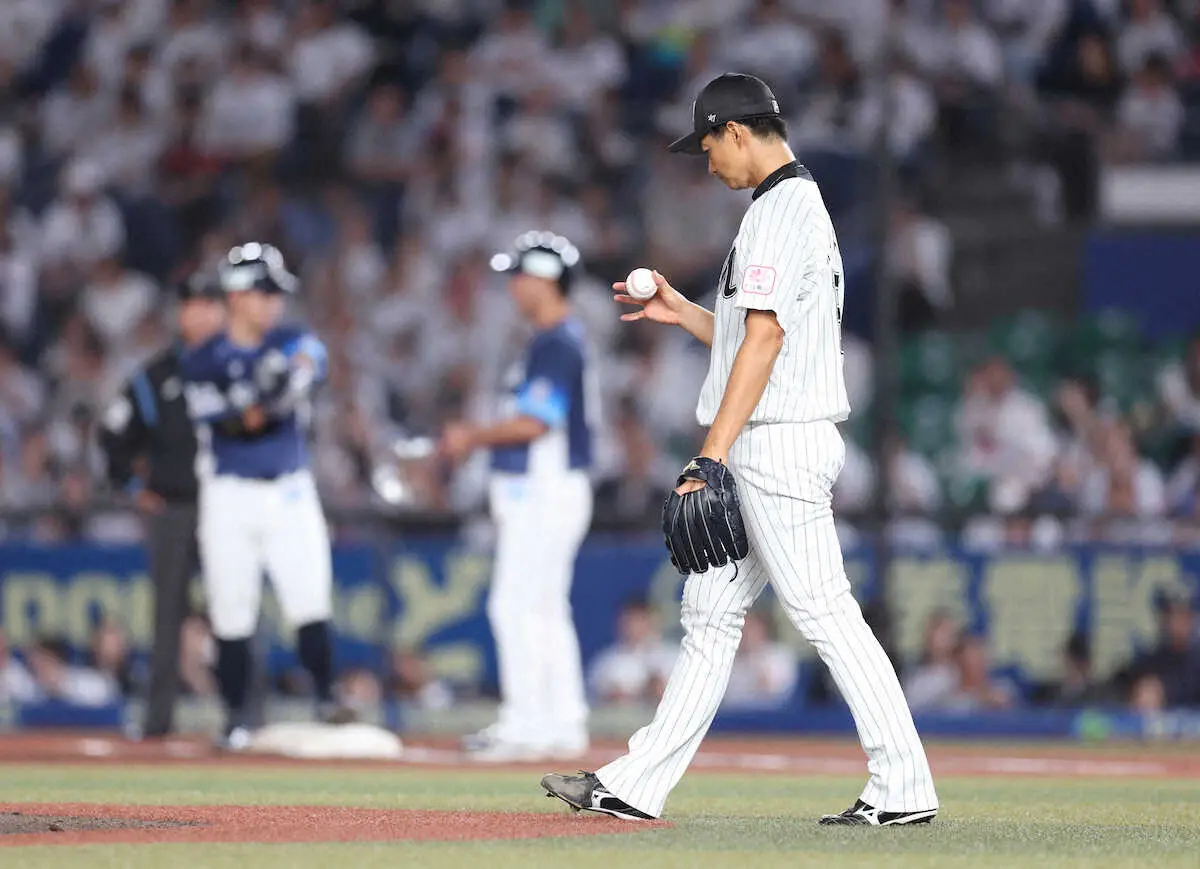 【画像・写真】ロッテ・唐川　4年ぶり先発も危機救えず3回5安打2失点　3位キープも勝率5割に転落