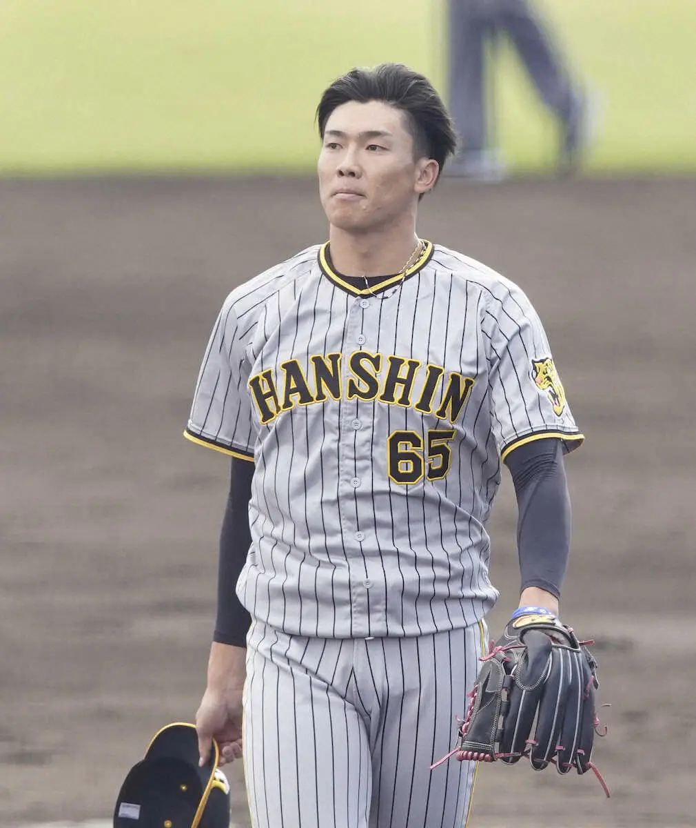 【画像・写真】阪神・湯浅　最速151キロ1回2K　感覚「全然悪くない」完全復活へまた一歩前進
