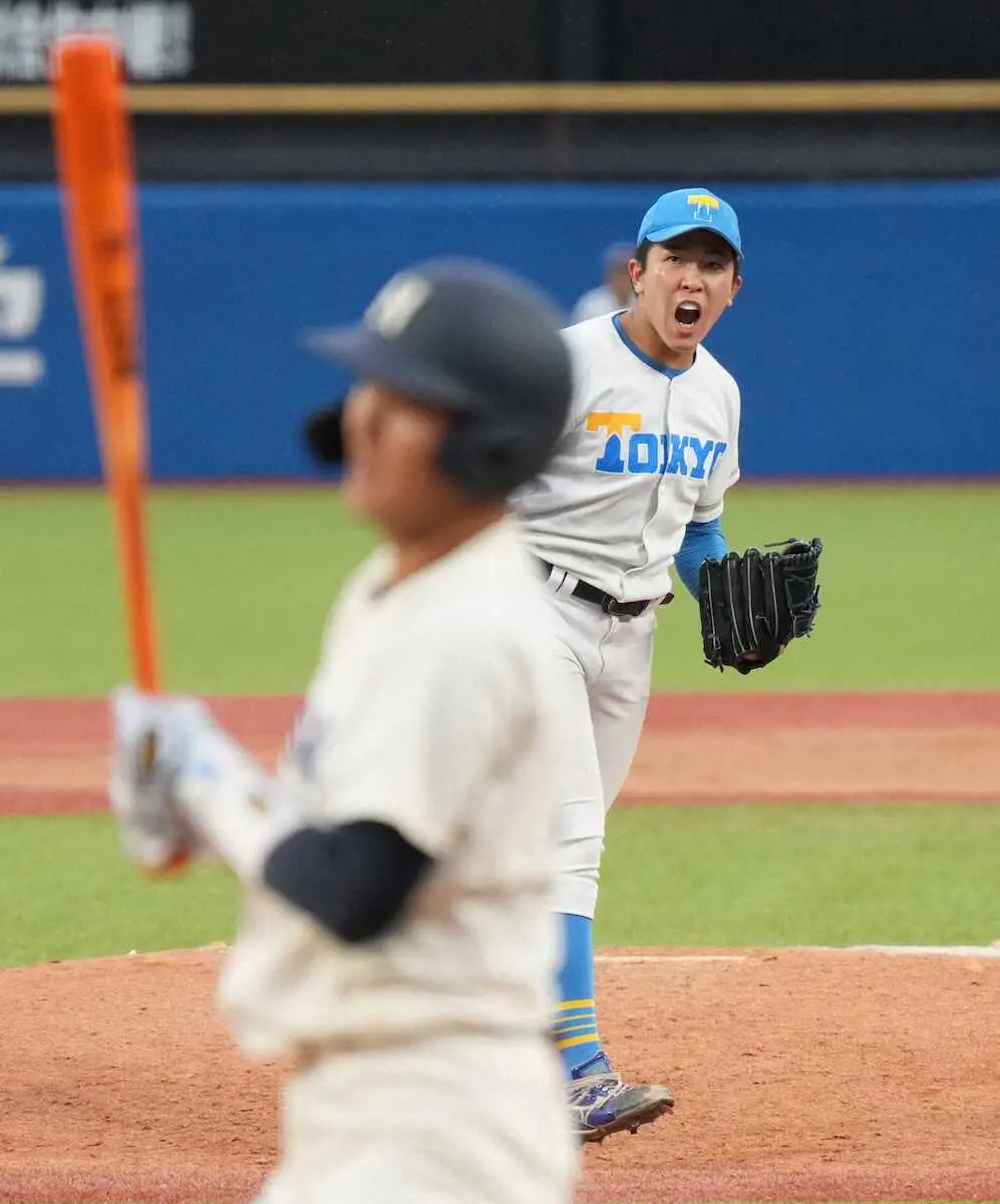 【画像・写真】東大が1年ぶり勝利　法大に4―2　松岡由機が2失点完投