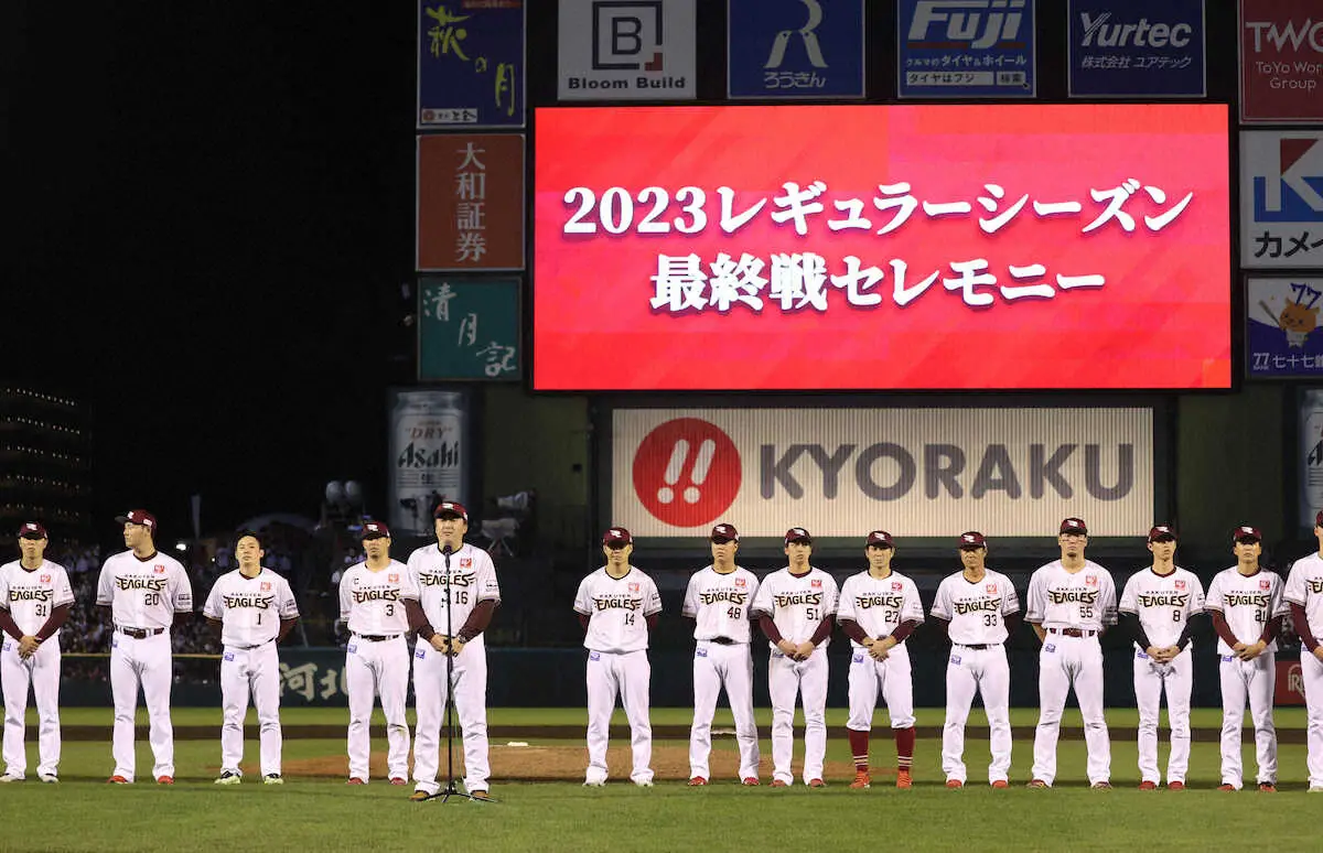 【画像・写真】楽天・石井監督　最終戦零敗でファンに謝罪「CSへ連れて行くことができず申し訳ない」「来年悔しさを…」