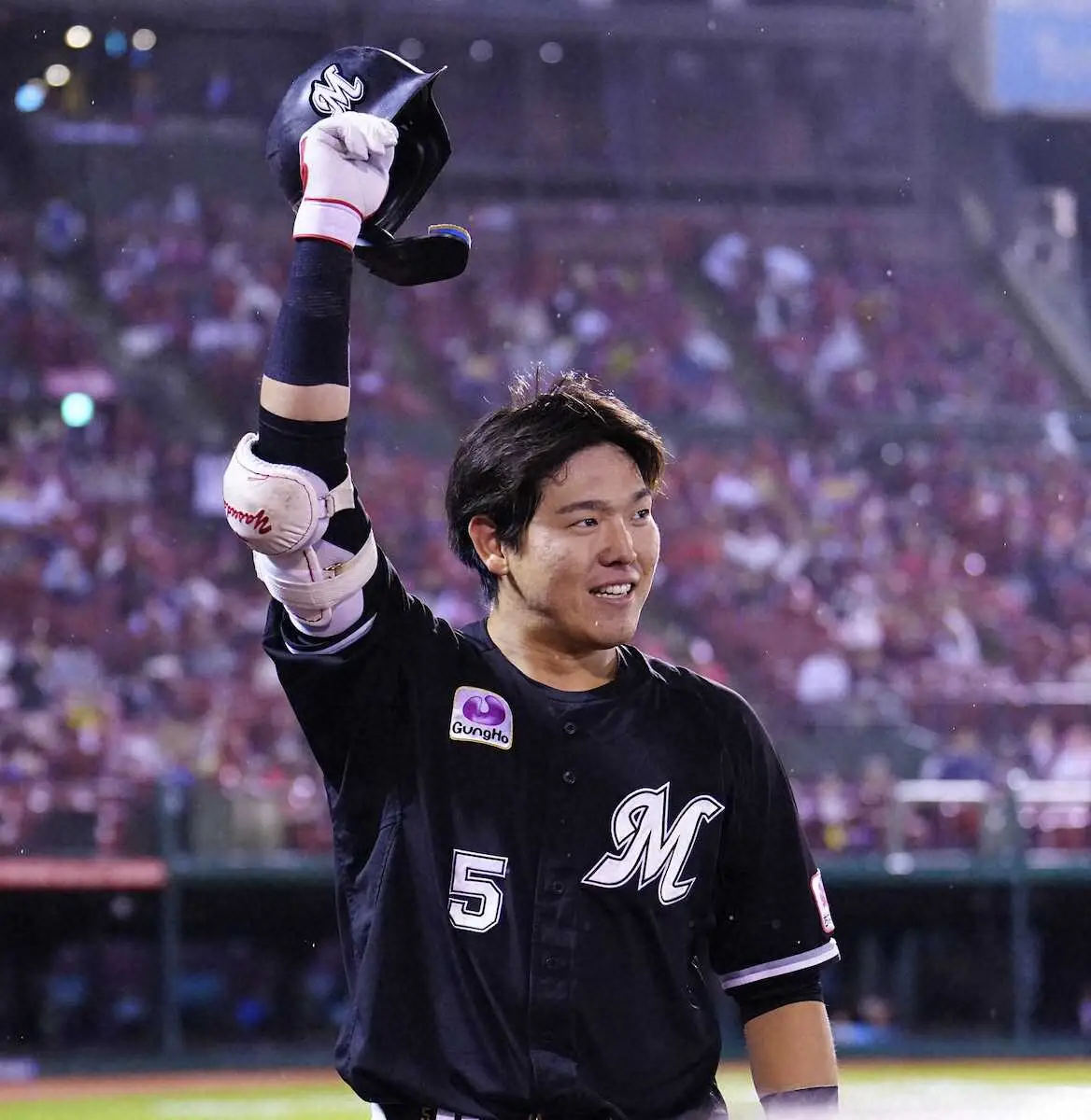 【画像・写真】ロッテ2位決めた！6年目・安田は最終戦で自己最多タイ9号ソロ「積極的にバット振っていこう」