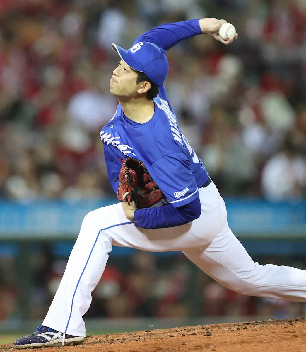 【画像・写真】中日・松山「体幹トレとは別にヨガを取り入れようと」　“正尚イズム”で来季は50試合に