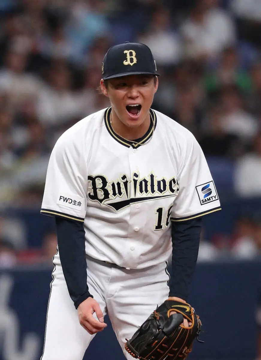 【画像・写真】オリックス・山本由伸、紅白戦で3回2失点も実戦復帰の首位打者・頓宮を3球三振斬り