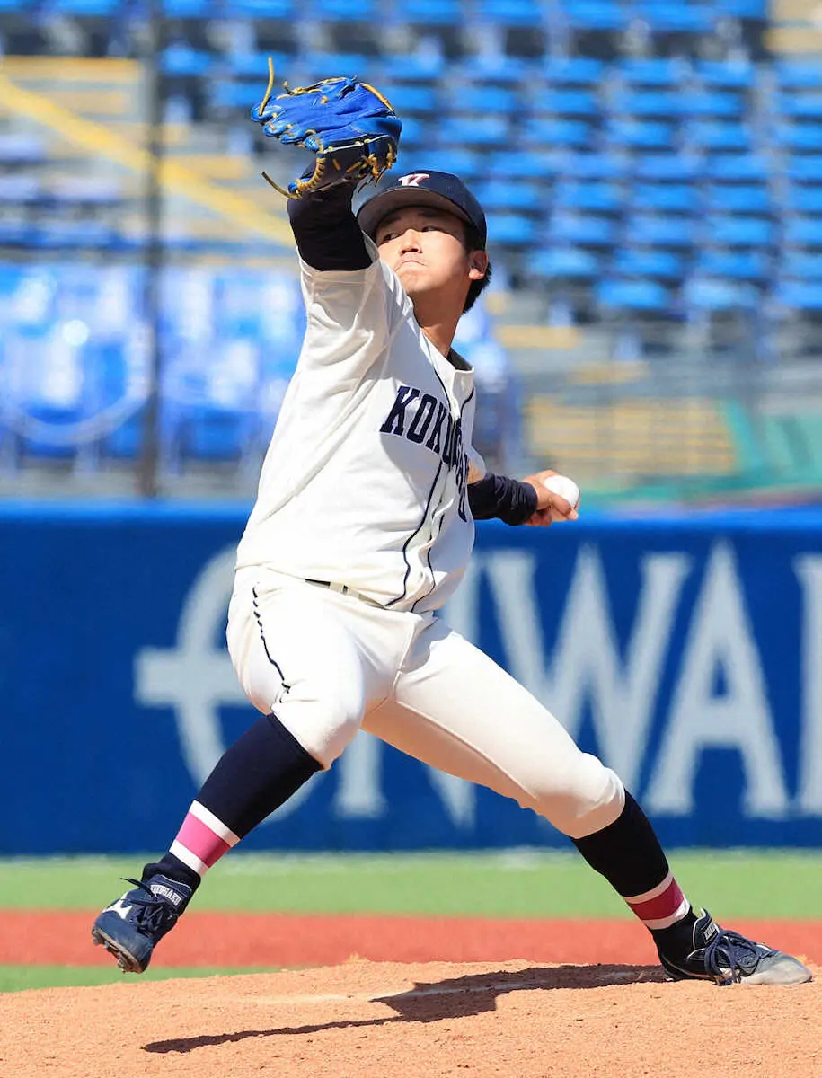 【画像・写真】国学院大・新名2回零封でリーグ戦1勝！「ようやく勝ててうれしい」　タイブレークの末サヨナラ勝ち
