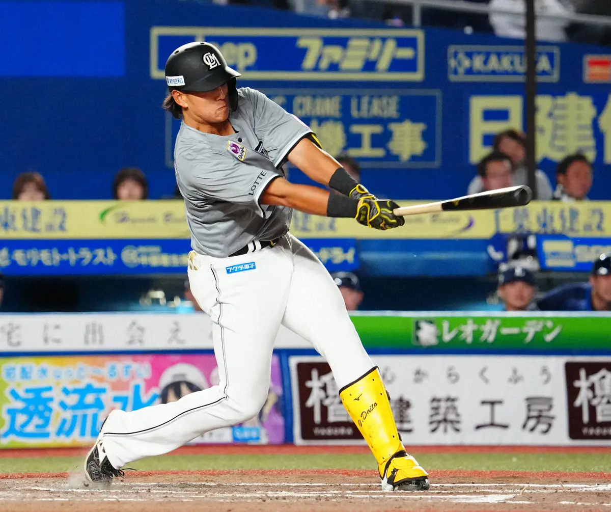 【画像・写真】ロッテ・山本大斗が右足疲労骨折で手術　5月にプロ初先発出場で初安打