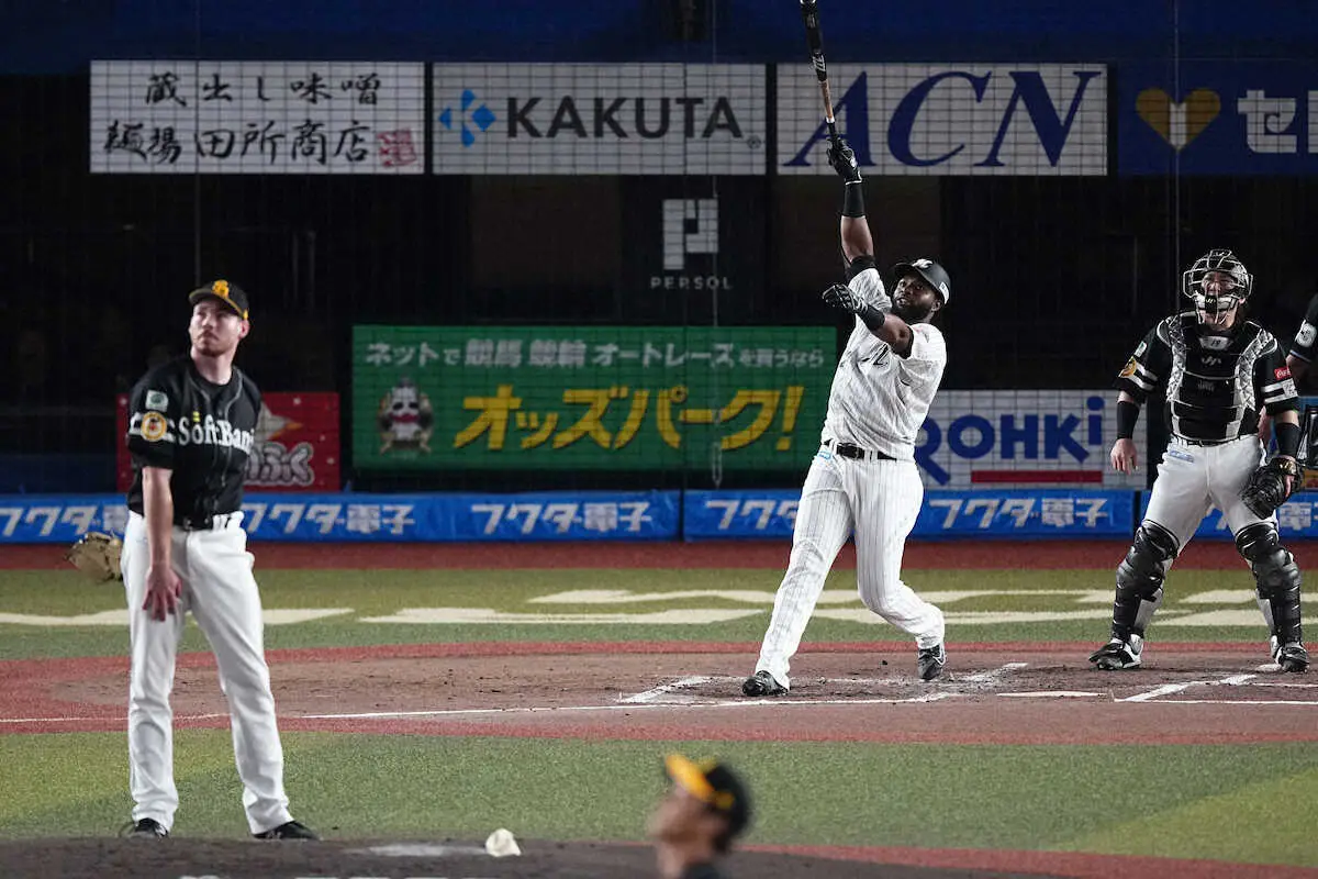 【画像・写真】ロッテ・ポランコ「練習からめっちゃええ感じやったわ。次もいくで！」　初回本塁打に恒例の関西弁で興奮