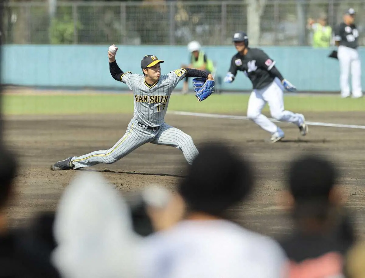 【画像・写真】阪神・青柳がフェニックスLで5回2失点　CS第6戦先発へ着々と準備進める