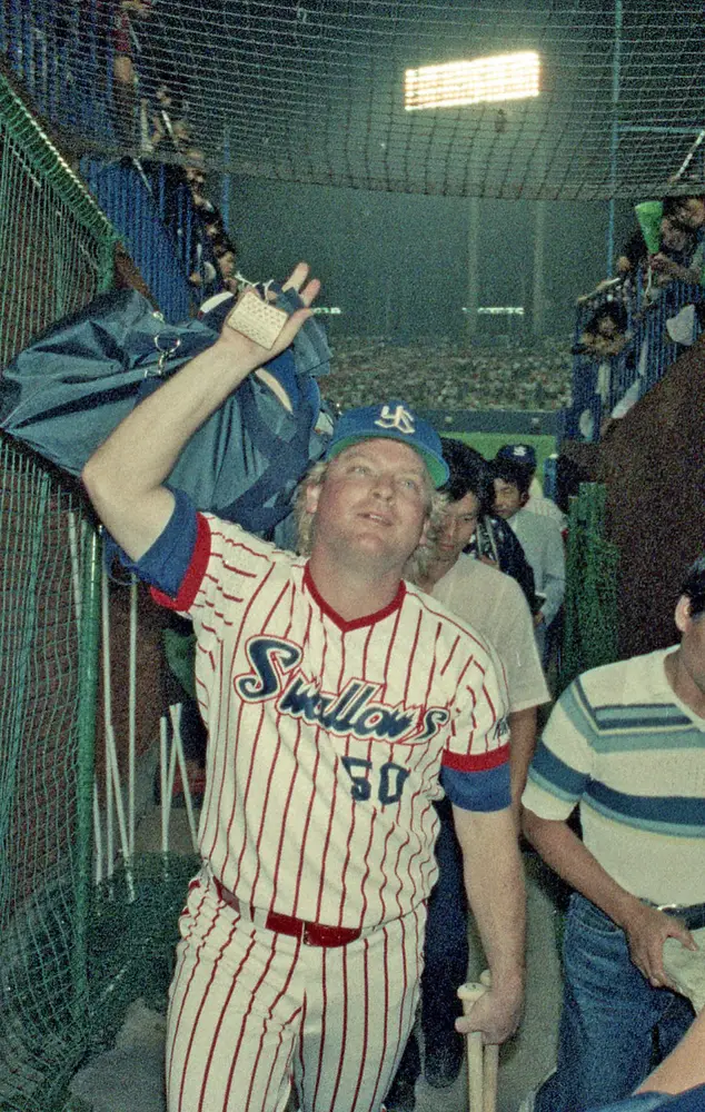 【画像・写真】1987年にプロ野球のヤクルトで活躍したホーナー