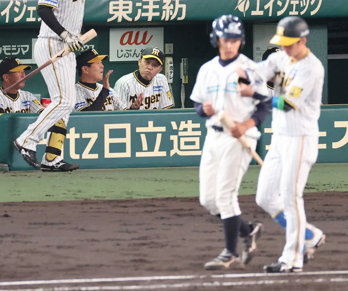 【画像・写真】阪神・近本　5回好機で敬遠に虎党大ブーイング　逆転の期待高まるも中野が空振り三振にたおれ得点ならず