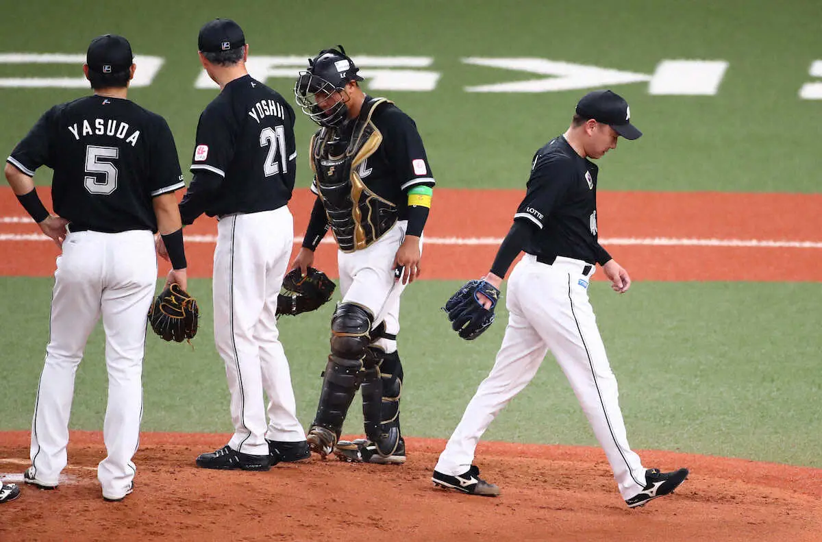 【画像・写真】ロッテ　先制パンチも逃げ切れず…天敵から10安打5得点も先発・美馬3失点　中村稔も誤算