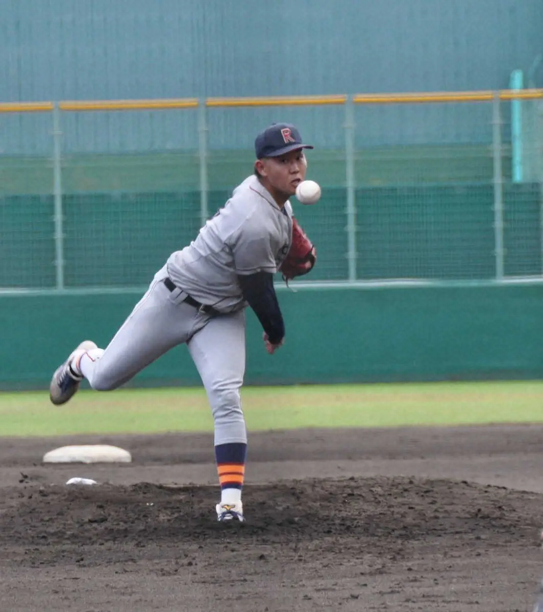 【画像・写真】立命大・藤本が秋季リーグ戦2年ぶりの先発で5回1/3を1失点　前日ノーノーの谷脇から刺激