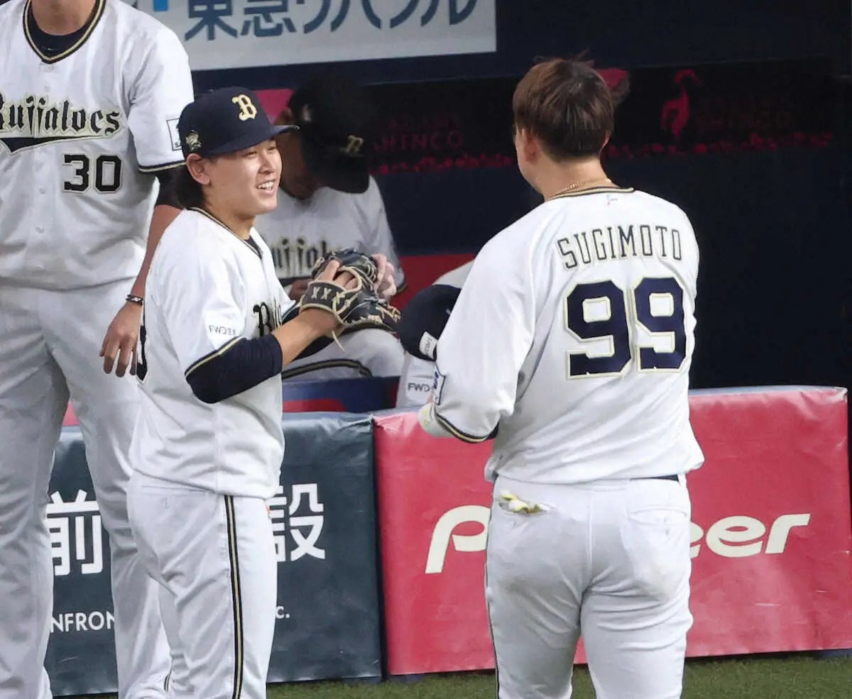 【画像・写真】ロッテ打線に立ちはだかるオリ宮城　6回76球、貫禄の無失点投球で降板　ポランコK斬りで感情爆発