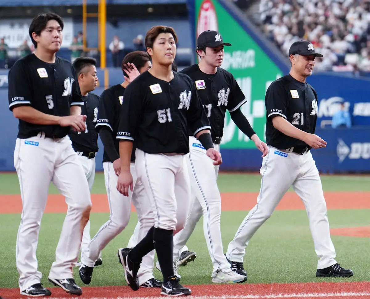 【画像・写真】ロッテ朗希、投げずに終戦「シーズン後半あまり貢献できなかった」ベンチで待機「初めてだったので…」