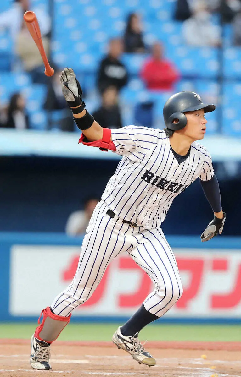 【画像・写真】立大　開幕8連敗でストップ　安藤が2アーチで勝利に貢献