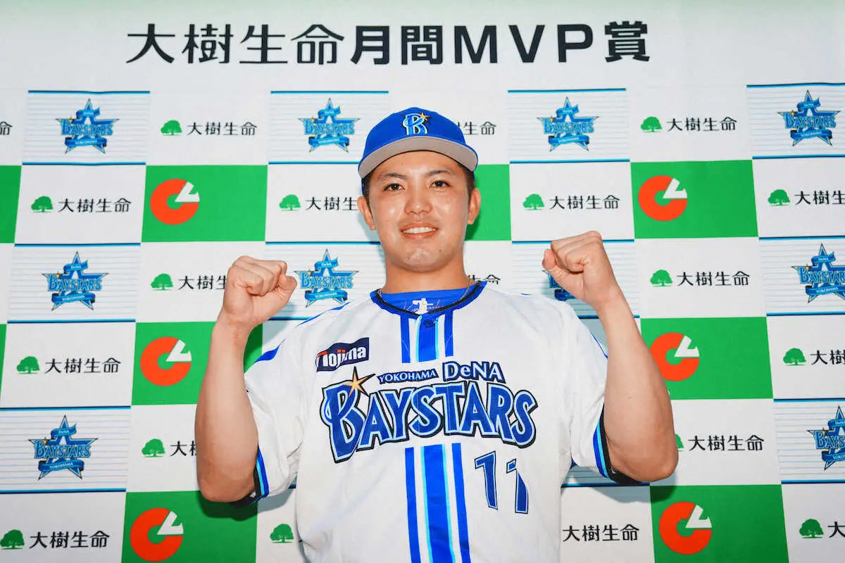 【画像・写真】DeNA“無双”東、9・10月5勝1敗で「月間MVP」初受賞