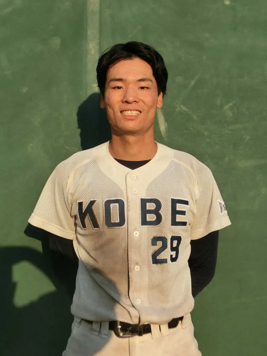 【画像・写真】神戸大　1勝1敗のタイに　勝ち越し2ランの喜田「絶対に負けられない試合でした」