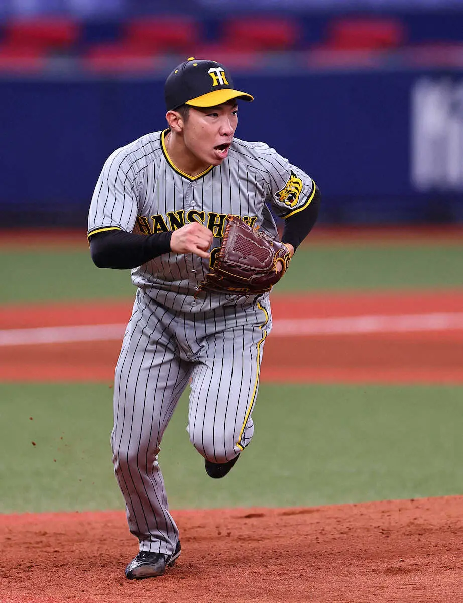 【画像・写真】阪神ブルペンのキーマン、桐敷、石井がオリックスへの内角勝負誓う