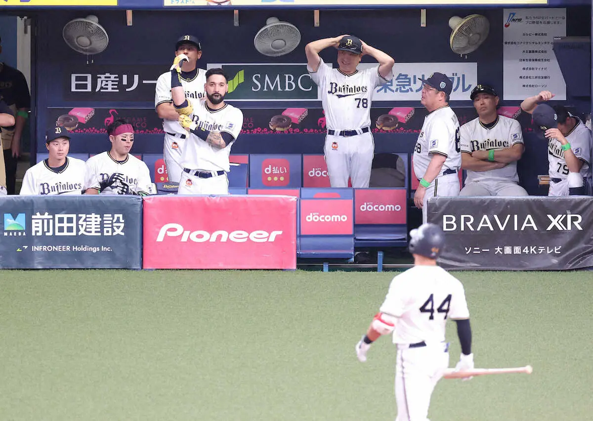 【画像・写真】オリックスまさかの惨敗発進　4冠エース由伸がプロ初の自責点7でKO　打線はわずか2安打零敗