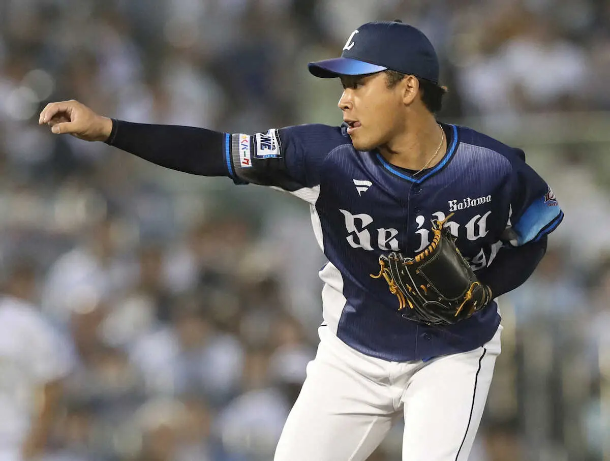 【画像・写真】西武・水上由伸、逆襲誓う「もう1回タイトルを」昨年は新人王、最優秀中継ぎ