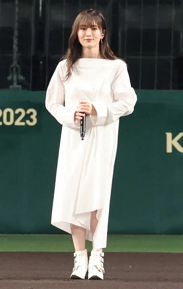 【画像・写真】山本彩　日本S第3戦国歌独唱TV中継がネットで反響「声だけでも鳥肌」「姿を映して欲しかった」