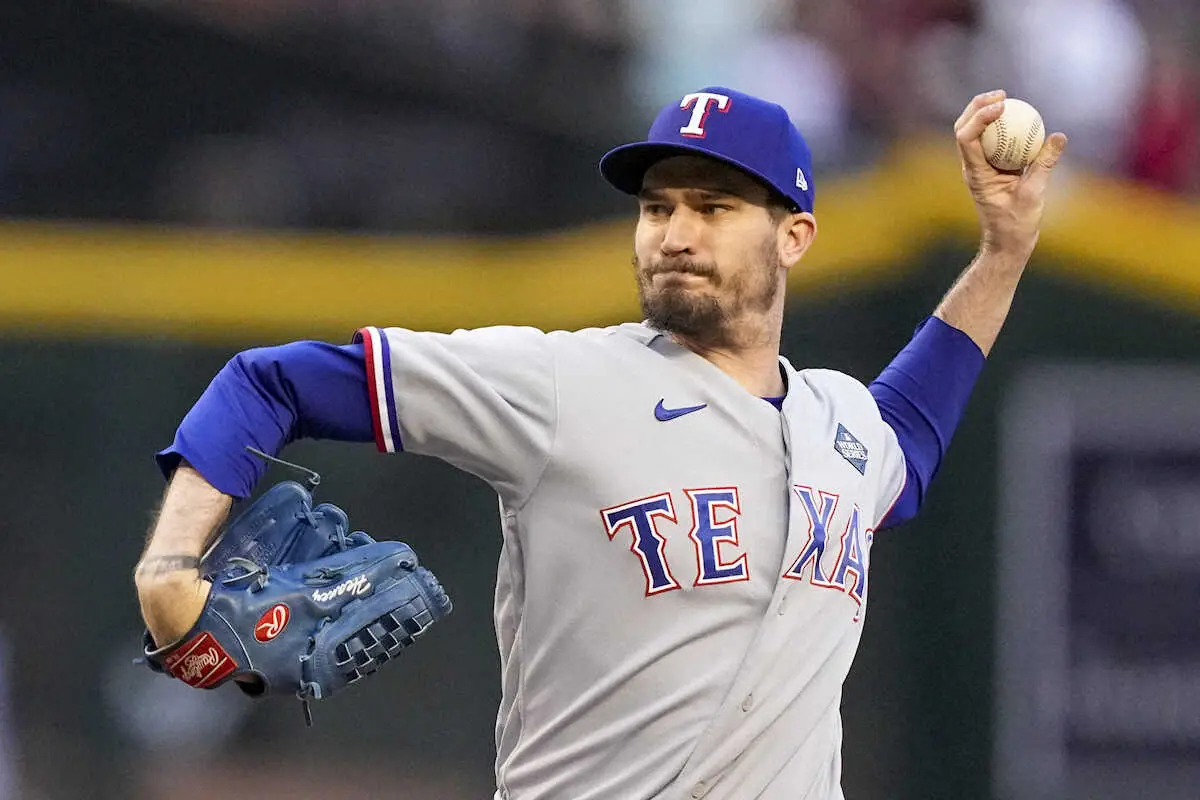 【画像・写真】Wシリーズ　大谷の元同僚のレンジャーズ先発・ヒーニーが好投　5回1失点での白星に「気分はいいね」
