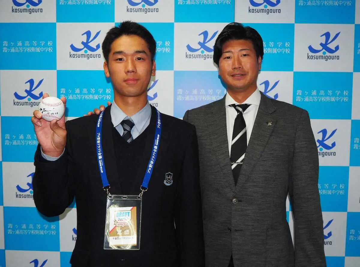 【画像・写真】ロッテ・ドラ3木村　将来の目標は日本一＆世界一