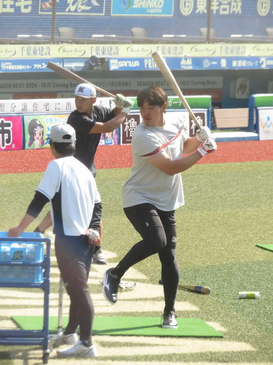 【画像・写真】ロッテ・安田　7年目の来季こそ覚醒へ！12月に日本ハム・清宮と初の海外武者修行