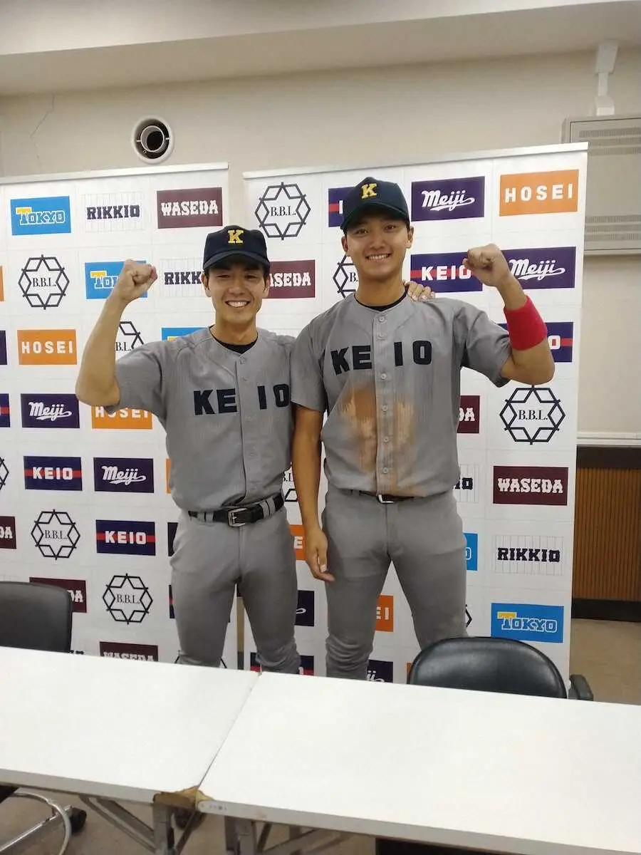 【画像・写真】慶大トリプルV　甲子園V、リーグ戦Vに続いた！東京六大学フレッシュTも制した