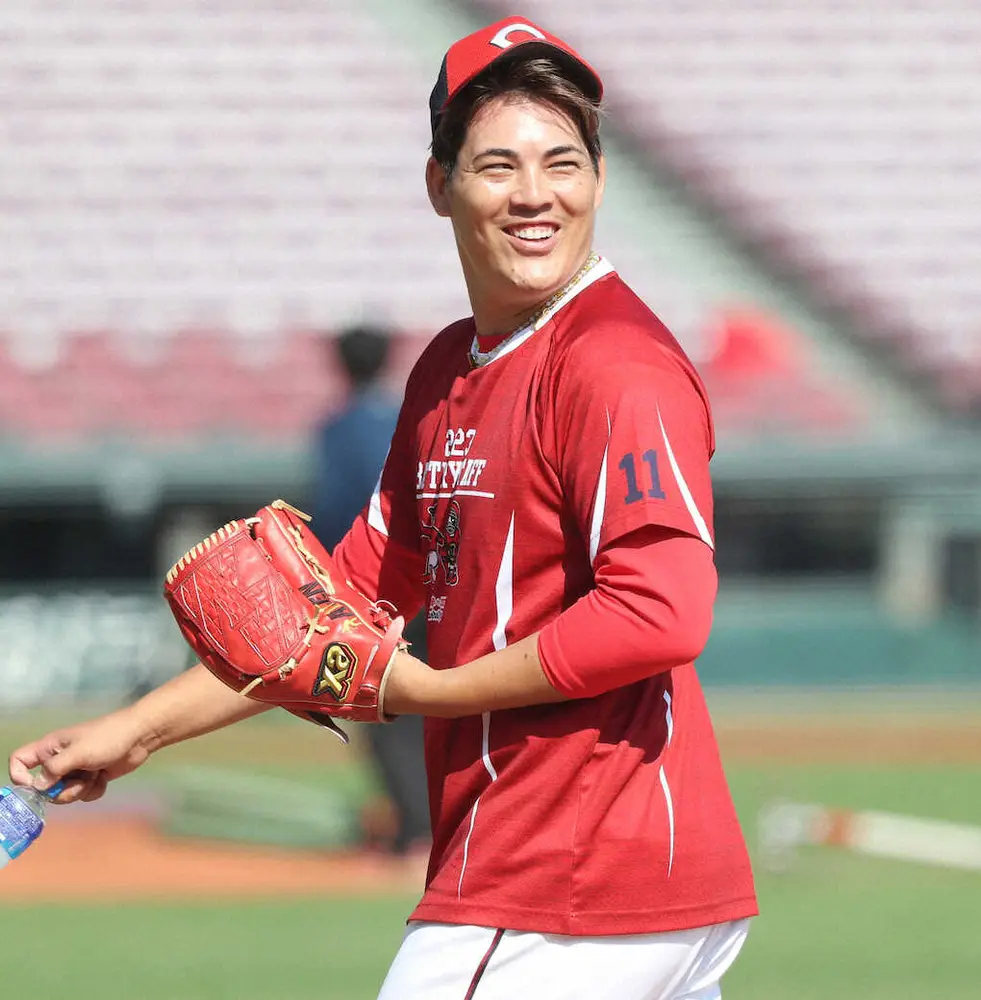 【画像・写真】広島・九里「いい時間にしたい」　今オフも最先端の米国式ノウハウを活用