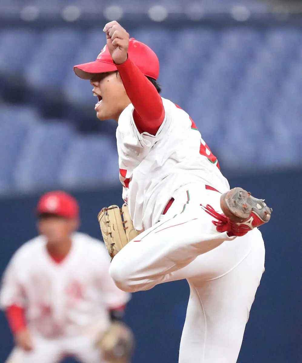 【画像・写真】巨人5位・又木　直球勝負で打者6人3K「球走っていた」名門日本生命の「守護神」初戦突破導く