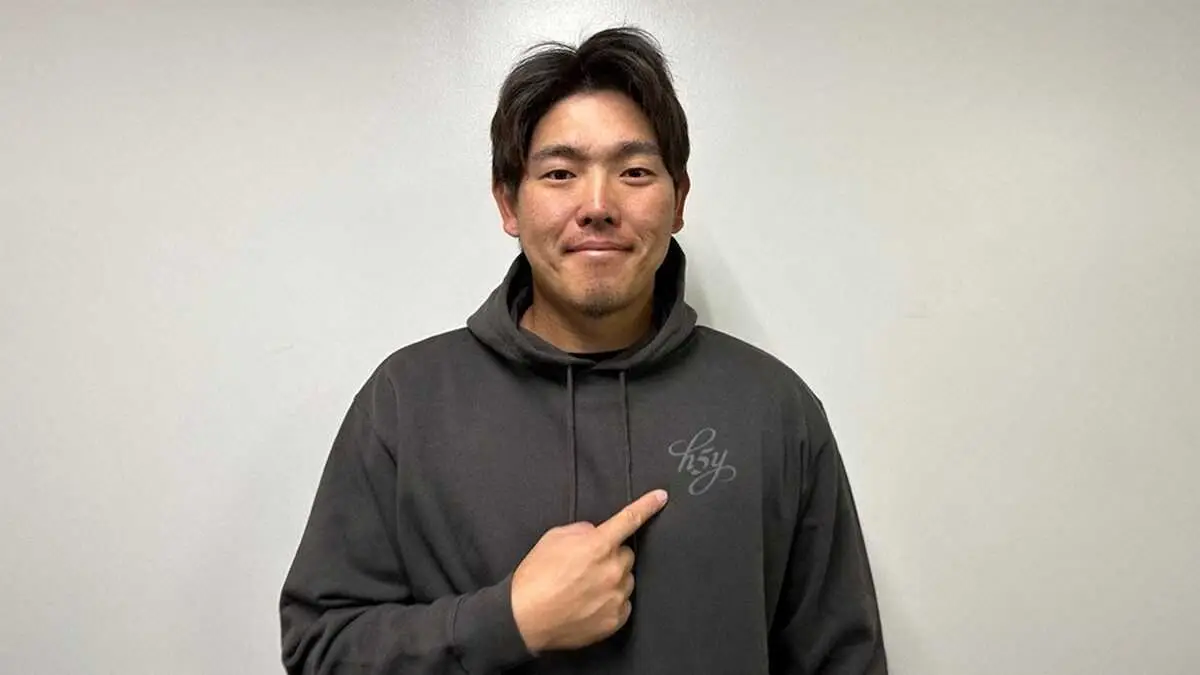 【画像・写真】ロッテ・安田「気に入ってます！」　選手監修トレーニング用アイテム第1弾を販売