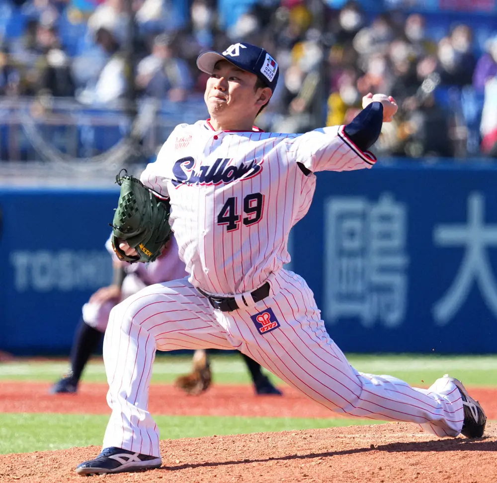 【画像・写真】【トライアウト】ヤクルト・成田翔　打者3人をピシャリ！　変幻自在の6球