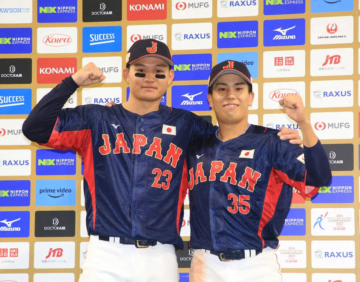 【画像・写真】森下が侍Jも救った！虎の3番が日本の主軸へ「やるからには疲労とか関係ない」17日韓国戦「勝ちます」