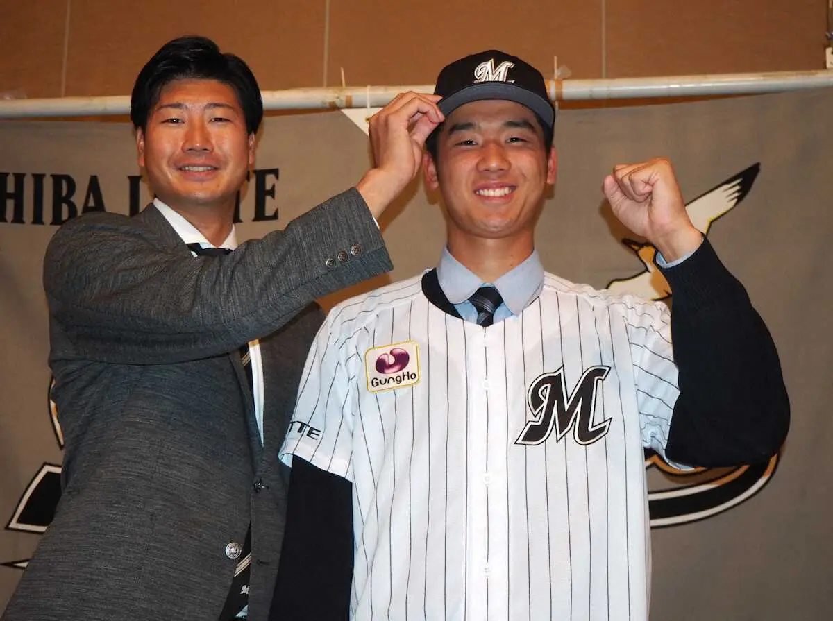 【画像・写真】ロッテのドラ3位・木村優人が入団合意　「マリーンズの一員になれたんだなと実感」