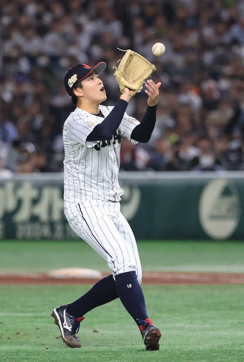 【画像・写真】侍J・隅田がベースカバー遅れ　辻発彦氏「これは源田さんに、ちゃんと叱っておいてもらいましょう」